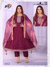 Kanya Vol 1 By Pt Vertical Plan Kurti Wth Bottom Dupatta Wholesale Shop In Surat